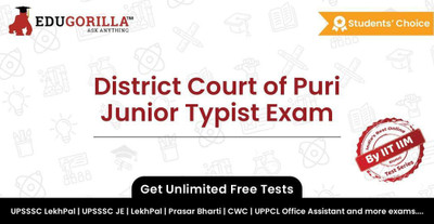 EduGorilla District Court of Puri Junior Typist Exam(Online Test Series)