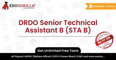 EduGorilla DRDO Senior Technical Assistant B (STA B)(Online Test Series)