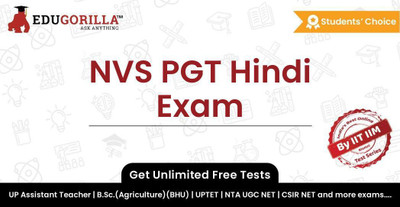 EduGorilla NVS PGT Hindi Exam(Online Test Series)