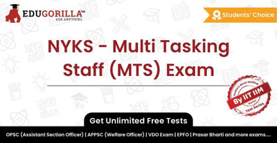 EduGorilla NYKS - Multi Tasking Staff (MTS) Exam(Online Test Series)