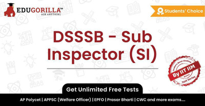 EduGorilla DSSSB Sub Inspector (SI)(Online Test Series)