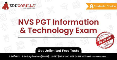 EduGorilla NVS PGT Information & Technology Exam(Online Test Series)