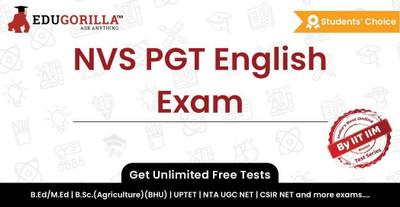 EduGorilla NVS PGT English Exam(Online Test Series)