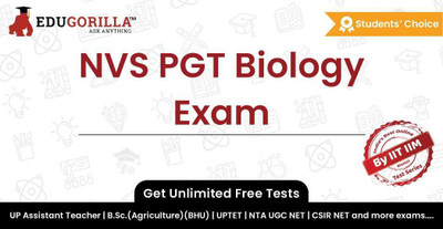 EduGorilla NVS PGT Biology Exam(Online Test Series)