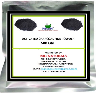 MGBN ACTIVATED CHARCOAL FINE POWDERs - 500 GM(500 g)