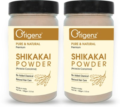 Origenz Premium Shikakai Powder for Healthy Hair (Acacia Concinna) Hair Pack(200 g)