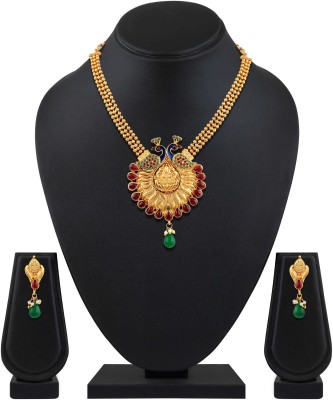 Ashmita Creation Zinc Gold-plated Gold Jewellery Set(Pack of 1)