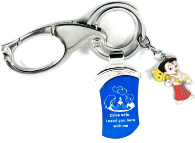 SHOKY LOOKS Drive Safe i Need You Here with Me Balt Hook with Bhim Key Chain