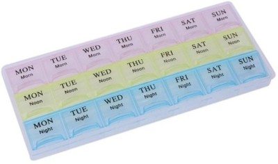 KEYKART 21 Days Pills box for medicine 21 Days Schedule Pill Box(Multicolor)