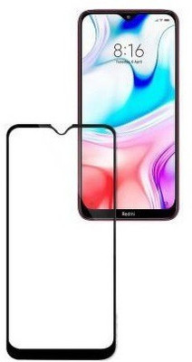 DSCASE Edge To Edge Tempered Glass for Mi Redmi 8(Pack of 1)