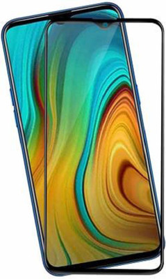 Wellchoice Edge To Edge Tempered Glass for Realme C3(Pack of 1)