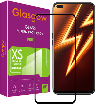 Glasgow Edge To Edge Tempered Glass for Realme 6 Pro(Pack of 1)