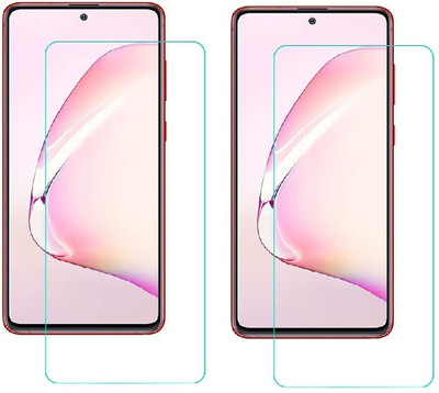 ISAAK Tempered Glass Guard for Samsung Galaxy Note10 Lite(Pack of 2)