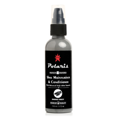 Polaris High Shine Shoe Moisturizer and Conditiner (Smoke Grey) Shiner(Leather, Grey)