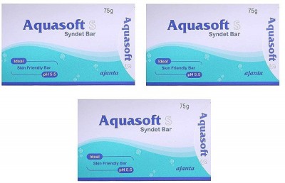 AJANTA Aquasoft S BAR- 3 (75 GM) (3 x 75 g)(3 x 25 g)