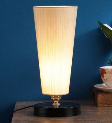Devansh Table Lamp Table Lamp(31 cm, White)