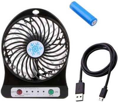 BUY SURETY High Quality Top saleing Mini Air Conditioner Portable & Portable USB Rechargeable Fan Air Conditioner Cooling Rechargeable USB Mini Fan with Dual Bladeless Mini Cooler/mini Fan/usb Fan with battery For Kitchen/home/indoor/outdoor/office/baby fan SP76ERTR USB Fan, Rechargeable Fan, USB Air Cooler  (Multicolor)