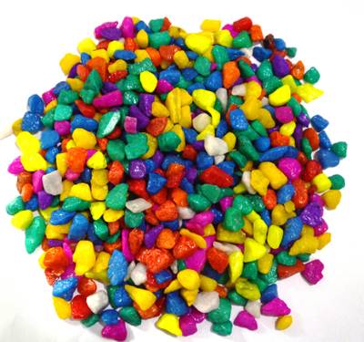 Nitishree Small Size Multi Stone 1 kg River Rock Planted Substrate