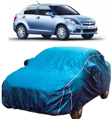 MoTRoX Car Cover For Maruti Suzuki Swift Dzire (With Mirror Pockets)(Blue)