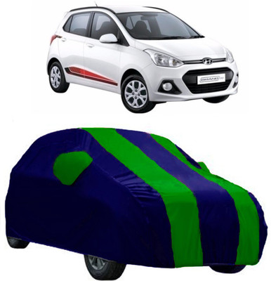 AutoRock Car Cover For Hyundai Grand i10 (With Mirror Pockets)(Multicolor)