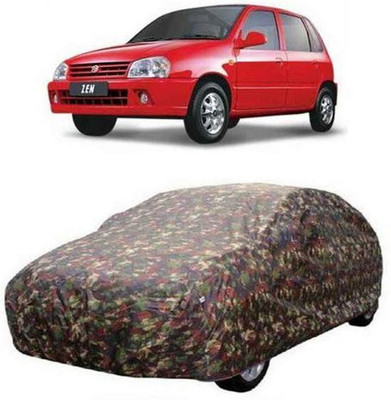 AASTER Car Cover For Maruti Suzuki Zen (Without Mirror Pockets)(Multicolor)