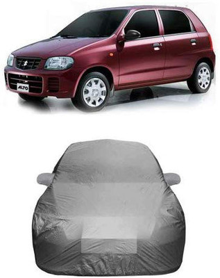 AASTER Car Cover For Maruti Suzuki Alto (With Mirror Pockets)(Grey)