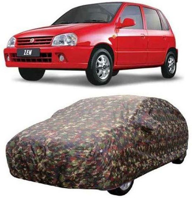 AASTER Car Cover For Maruti Suzuki Zen (With Mirror Pockets)(Multicolor)