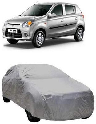 AASTER Car Cover For Maruti Suzuki Alto 800 (Without Mirror Pockets)(Grey)