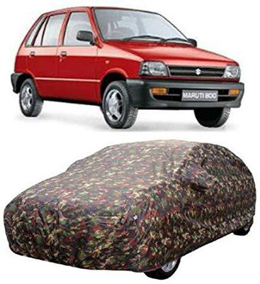 AASTER Car Cover For Maruti Suzuki 800 (With Mirror Pockets)(Multicolor)