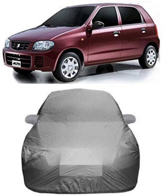 AASTER Car Cover For Maruti Suzuki Alto (With Mirror Pockets)(Grey)