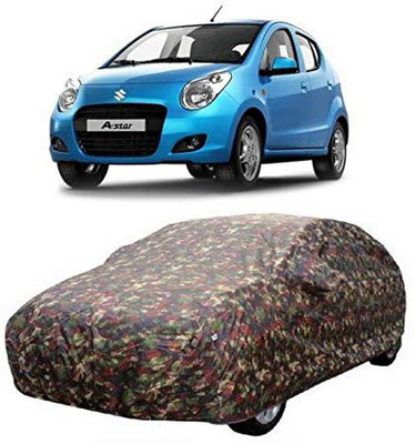 AASTER Car Cover For Maruti Suzuki A-Star (With Mirror Pockets)(Multicolor)