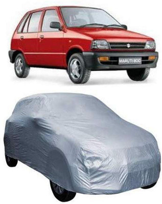 AASTER Car Cover For Maruti Suzuki 800 (Without Mirror Pockets)(Silver)