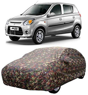 AASTER Car Cover For Maruti Suzuki Alto 800 (With Mirror Pockets)(Multicolor)
