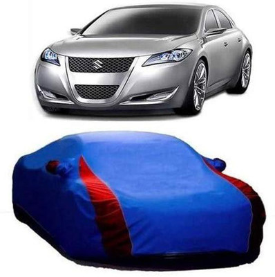 AASTER Car Cover For Maruti Suzuki Kizashi (With Mirror Pockets)(Blue, Red)