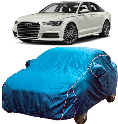 MoTRoX Car Cover For Audi A6 (With Mirror Pockets)(Blue)