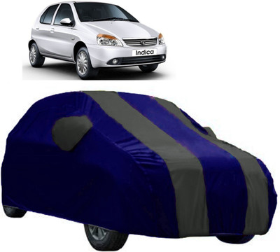 AutoRock Car Cover For Tata Indica V2 (With Mirror Pockets)(Grey)