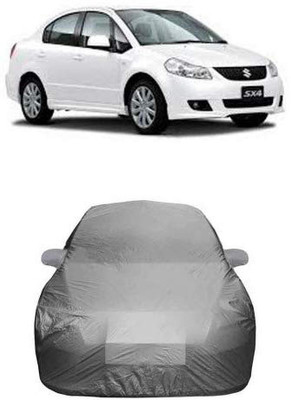 AASTER Car Cover For Maruti Suzuki SX4 (With Mirror Pockets)(Grey)