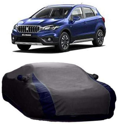 AASTER Car Cover For Maruti Suzuki S-Cross (With Mirror Pockets)(Grey)