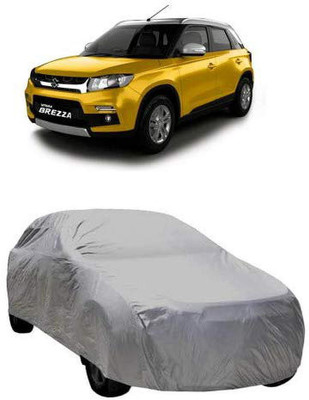 AASTER Car Cover For Maruti Suzuki Vitara Brezza (Without Mirror Pockets)(Grey)