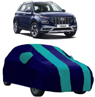 AutoRock Car Cover For Hyundai Venue (With Mirror Pockets)(Blue)