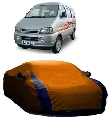 AASTER Car Cover For Maruti Suzuki Versa (With Mirror Pockets)(Orange, Blue)