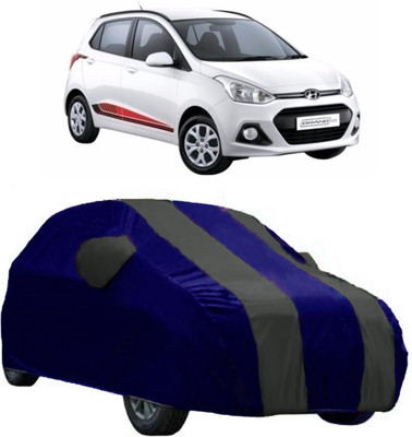 AutoRock Car Cover For Hyundai Grand i10 (With Mirror Pockets)(Multicolor)