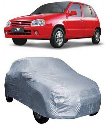 AASTER Car Cover For Maruti Suzuki Zen (With Mirror Pockets)(Silver)