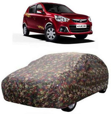 AASTER Car Cover For Maruti Suzuki Alto K10 (Without Mirror Pockets)(Multicolor)