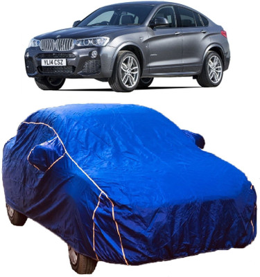 MoTRoX Car Cover For BMW X4 (With Mirror Pockets)(Blue)
