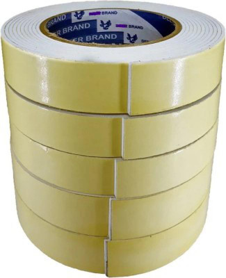 Fellix Double Sided Double Sided Tape Double Sided (Manual)(Set of 5, Yellow)
