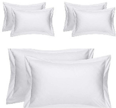 Divine Homes Cotton Pillows Cover(Pack of 6, 75 cm*49 cm, White)