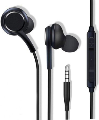 Meyaar AKG_100 % Original High Bass With HD Sound Wired Headset(Black, Wired in the ear)