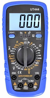 GoodsBazaar 444 Big-size LCD Display Multitester Electrical Meter AC DC Voltage Current Unity Digital Multimeter(2000 Counts)