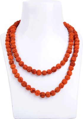 Aanya Jewels 5 Mukhi Rudraksha Jaap Mala 108 beads Wood Chain